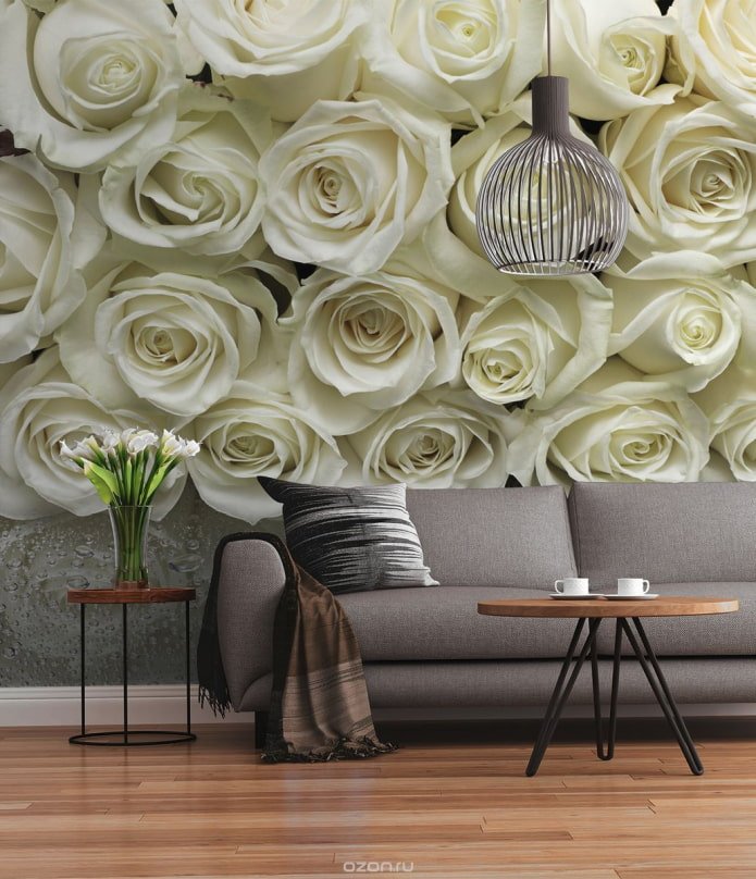 Fototapete mit Blumen
