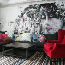 Moderne Fototapete im Wohnzimmer-Interieur-2