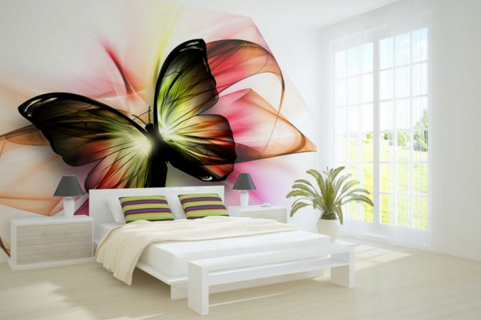 leuchtender Schmetterling