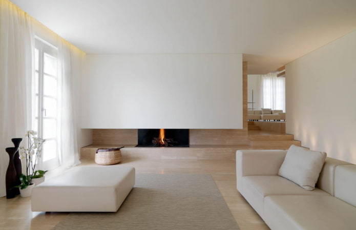 minimalistisches Wohnzimmer