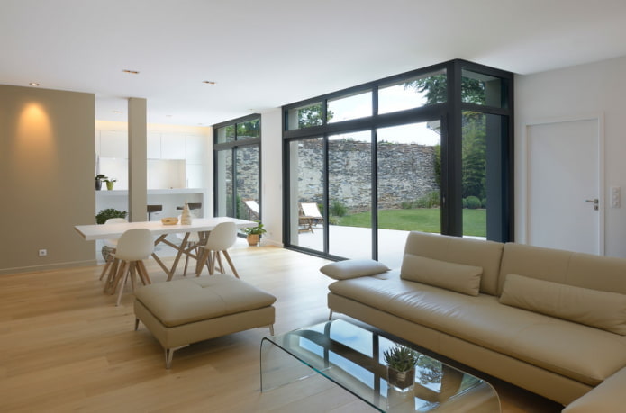 Interieur eines Landhauses im modernen Stil