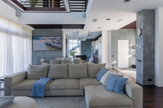 graues Sofa