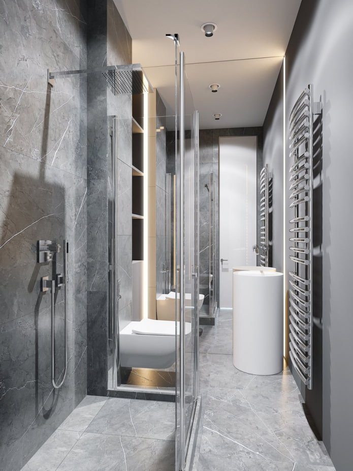 Badezimmer mit Dusche