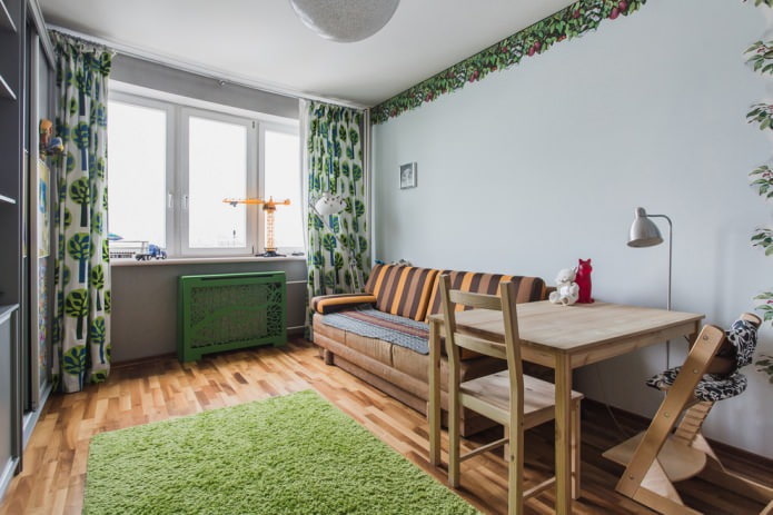 originale grüne Holzkiste