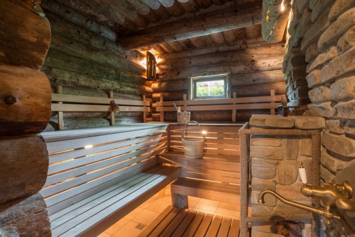 Badehaus im Chalet-Stil