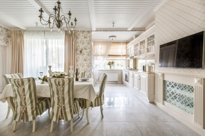 Küche im Provence-Stil