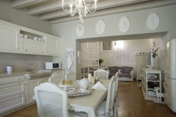 Küche-Wohnzimmer-Design