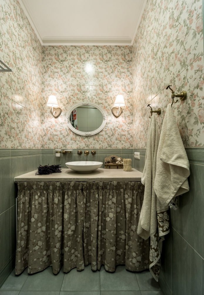 Provence im Badezimmer