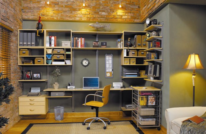 Büro im Loft-Stil