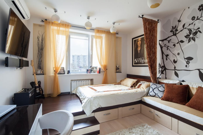 kleines Schlafzimmer