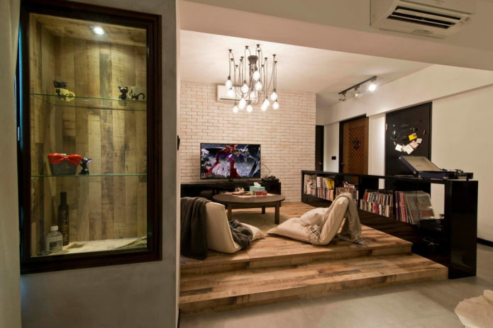 Loungebereich in der Wohnung