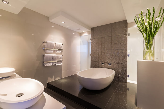 Podium im Badezimmer