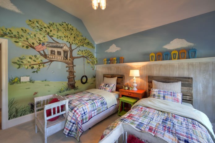 Kinderzimmer im amerikanischen Stil