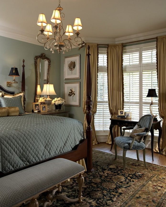 Schlafzimmer im britischen Stil
