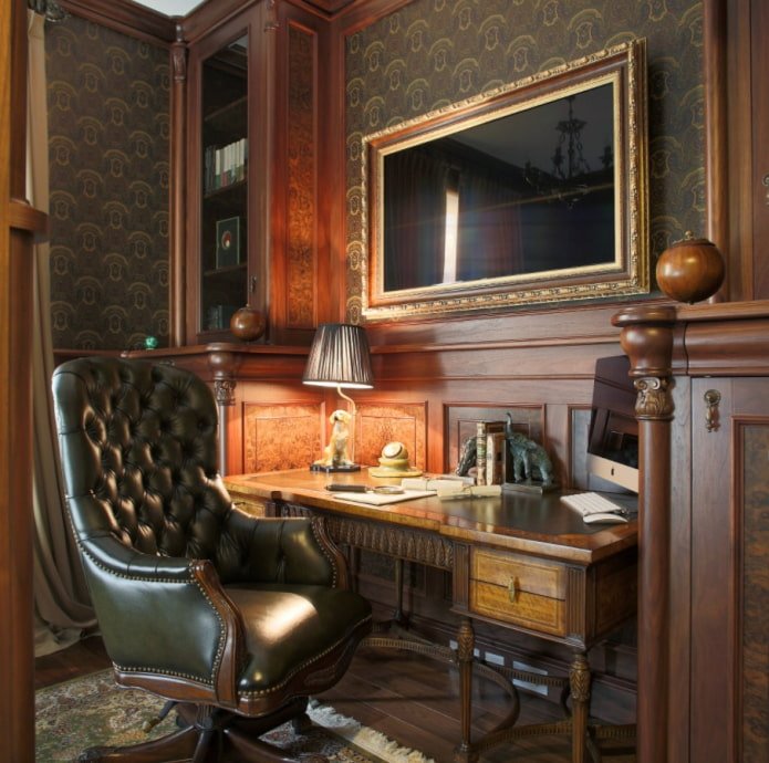 Arbeitsplatz im britischen Stil