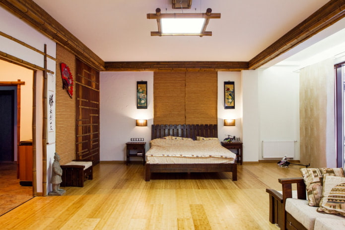 Japanischer Stil im Schlafzimmer