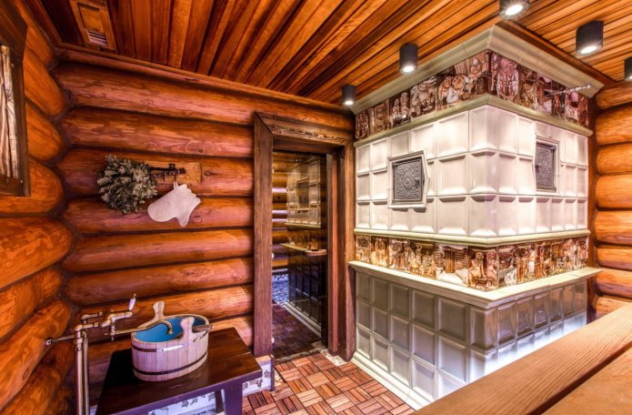 Badehaus im russischen Stil