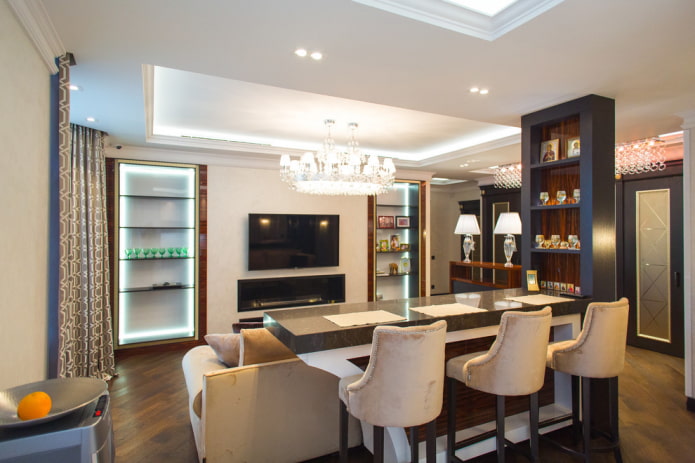 Bartheken-Design im Wohnzimmer