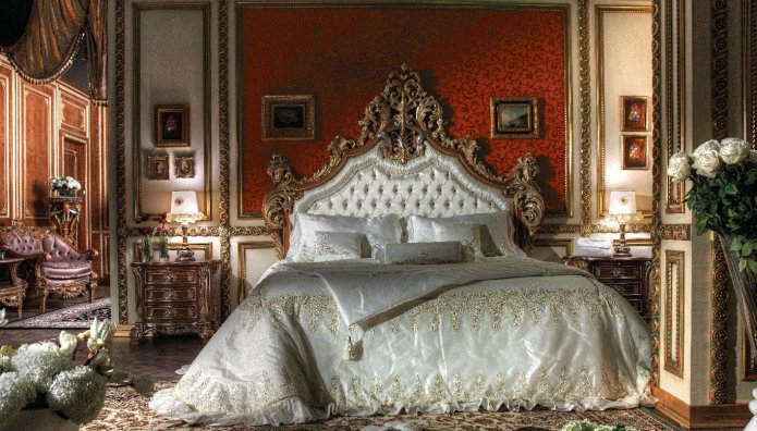 Schlafzimmereinrichtung im Barockstil