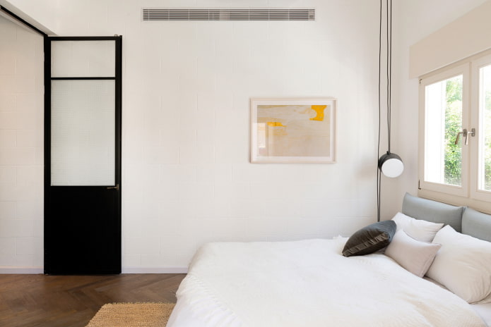 minimalistisches Schlafzimmer