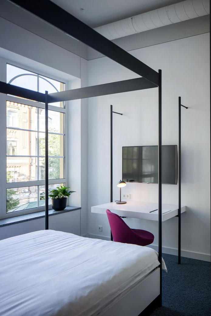 Schlafzimmer in Weiß