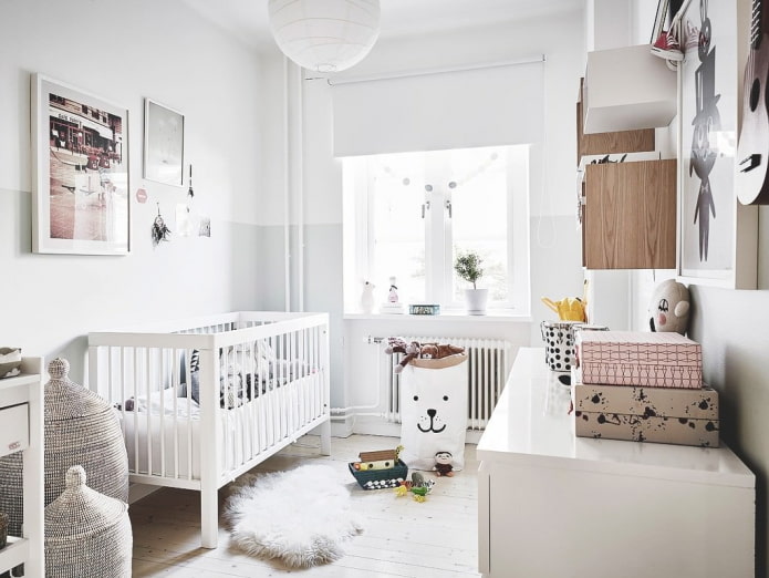 Weiße Möbel im Kinderzimmer