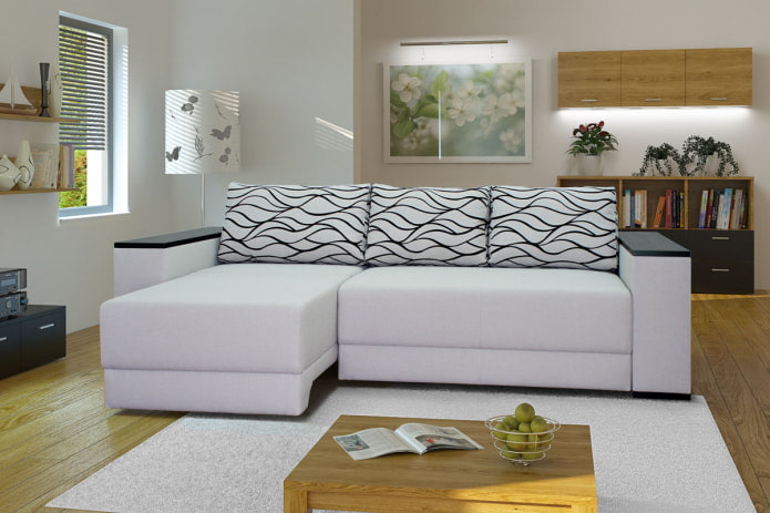 Abstraktion auf einem Sofa