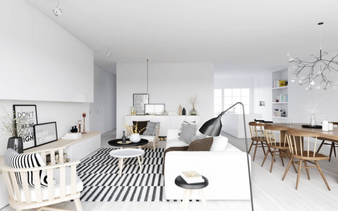 weißes Studiodesign