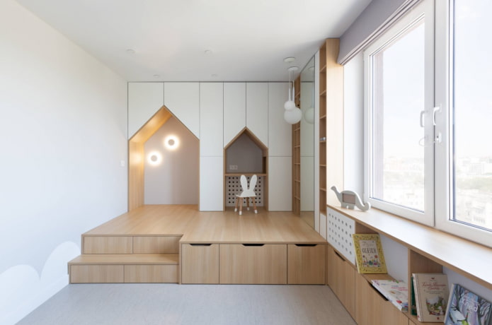 weißes Kinderzimmer