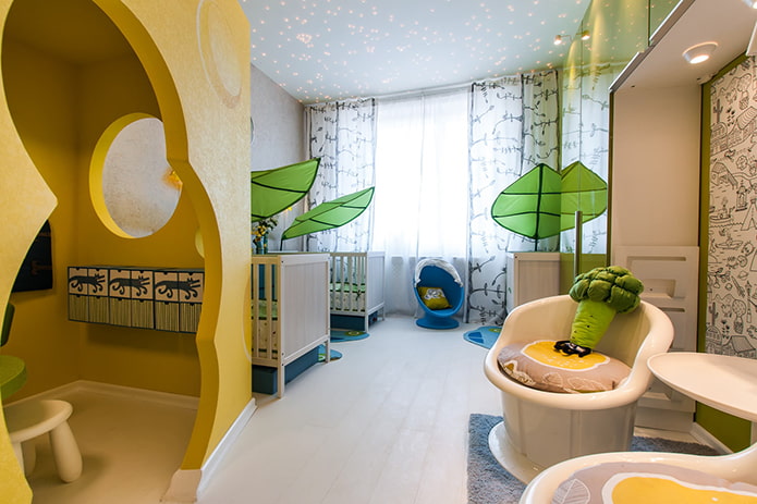 weißes Laminat im Kinderzimmer