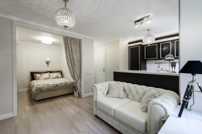 weiße Decke