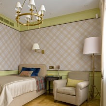 Beige Tapeten: Design, Kombination, Auswahl der Vorhänge, über 70 Fotos im Innenraum-29