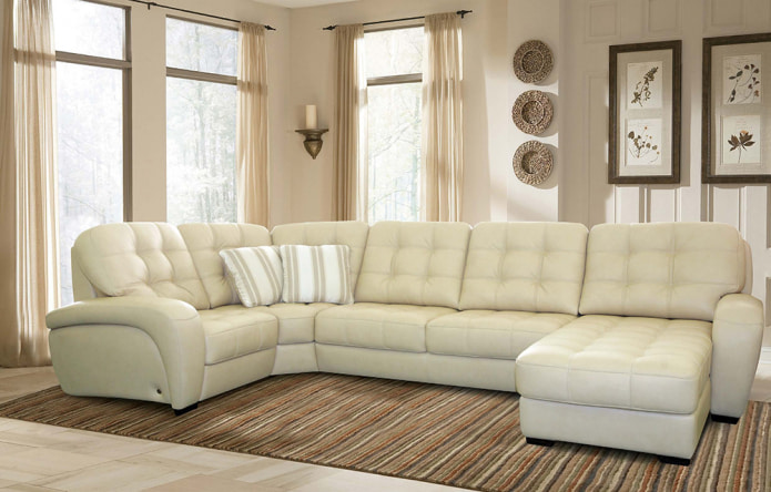 Sofa aus Ökoleder