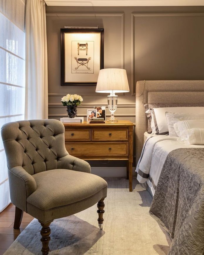 beiges Schlafzimmer