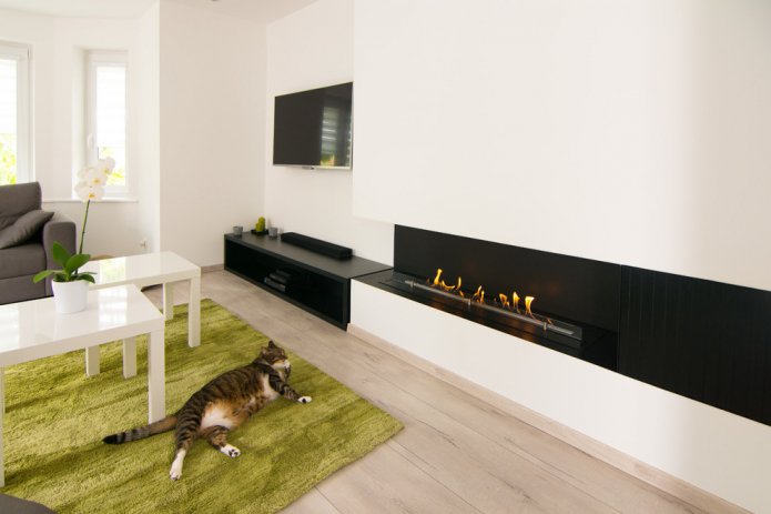 minimalistisches Wohnzimmer
