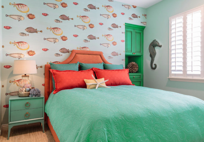 Schlafzimmer im Marinestil