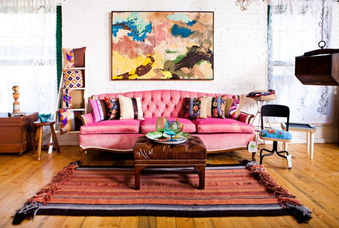 Boho-Wohnzimmersofa