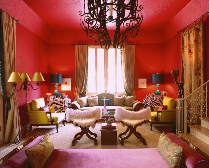 glamouröser Boho-Stil im Interieur