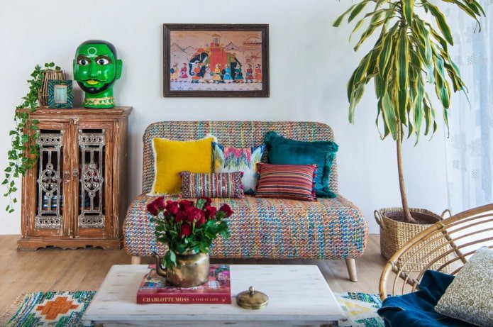 Sofa im Bohème-Stil