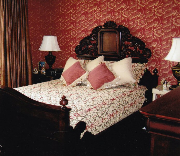 Tapete im Schlafzimmer