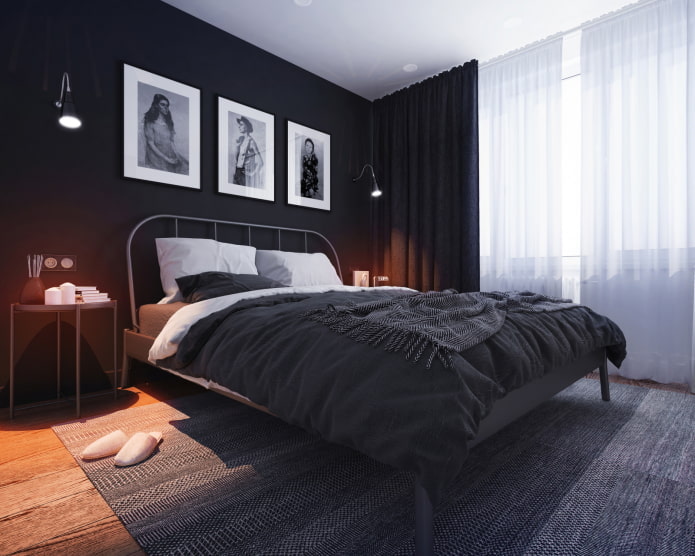 Schlafzimmerdesign in einer Breschnewka