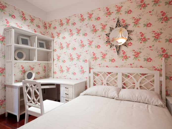 Papiertapeten im Provence-Stil