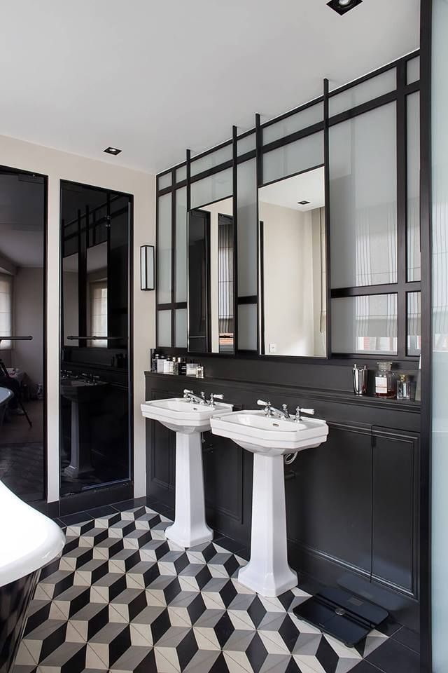 ungewöhnlicher Boden im Badezimmer