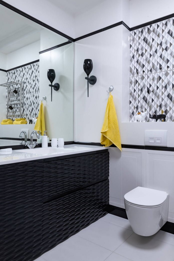 Helle Akzente im Badezimmer