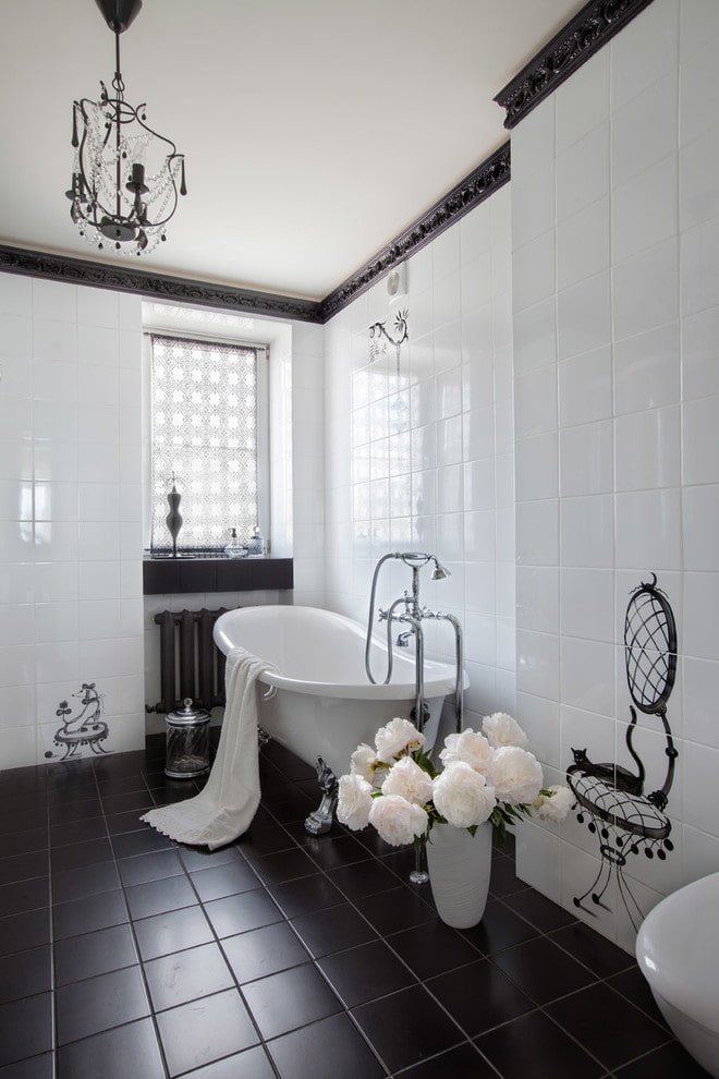 Badezimmer im klassischen Stil