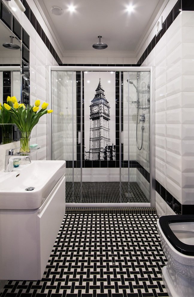 Paneel im Badezimmer