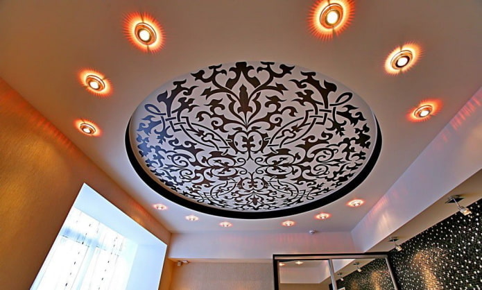 Kreisdecke mit Muster
