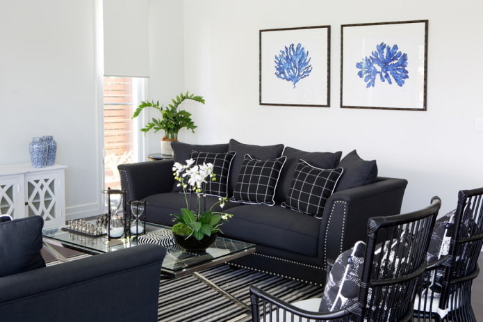 Stoffbezug des Sofas