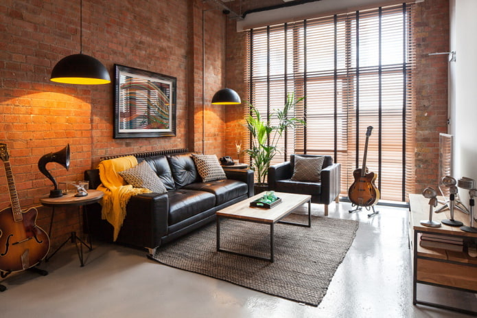 Sofa im Loft-Stil