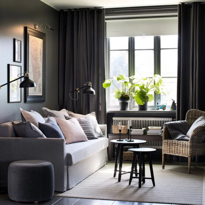 dunkles IKEA Interieur